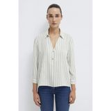 Yeşil Çizgili Bluz 122400-91387