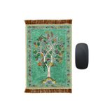Yeşil Dekoratif Küçük Halı Mousepad