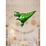 Yeşil Dinozor Folyo Balon Doğum Günü Parti Balonu 99x75 cm