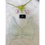 Yeşil Dolgusuz Düğmeli Lazer Kesim Bralet