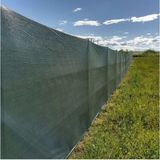 Yeşil Düz Gölgelik Branda 1.5x4 M, 75 Lik File, Çit Filesi - Seçenek 1 - Ahşap