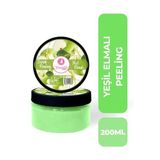 Yeşil Elma Canlandırıcı & Yumuşatıcı El Ayak Tırnak Bakım Manikür Pedikür Peeling 200ml