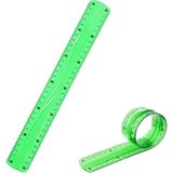 Yeşil Esnek Plastik Cetvel Flexy Cetvel Kırılmayan Cetvel 30 cm - 1 Adet