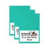 Yesil Eva 50X70 Cm 3 Adet Eva Sungeri Okul Kres Anasinifi Elisi Etkinlikleri