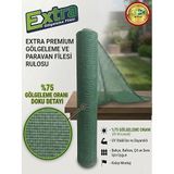 YEŞİL EXTRA GÖLGELEME FİLESİ%75 GÖLGELEME - 65 GR/M2-4 MT. X 100 MT