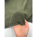 Yeşil Gofre (Crinkle) Kumaş – Dokulu Sezonluk Elbiselik