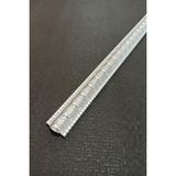 Yeşil Gümüş Duvar Çıtası, 4 cm En, 100 cm Boy, Şık ve Modern Tasarım - Seçenek 1 - Ahşap