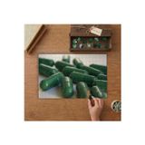Yeşil Kapsüller - İlaç Kapsülleri Tasarımı 240 parça Ahşap Puzzle Ahşap Kutuda MP02570