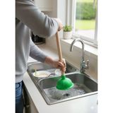 Yeşil - Klozet, Banyo Ve Lavabo Gider Açma Pompası