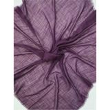 Yeşil Koala Düz Pamuklu Flamlı Koton Eşarp 100X100 cm - Bordo