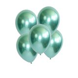 Yeşil Krom Balon 5 Adet