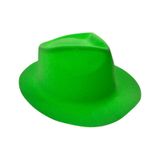 Yeşil Lazer Plastik Kadife Fotr Model Şapka 30x25 cm