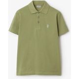 Yeşil Logo Detaylı Erkek Polo T-Shirt Nw