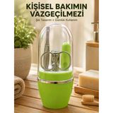 Yeşil Manikür Pedikür Bakım Seti Çok Amaçlı Kişisel Bakım Kiti - Lisinya