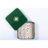 Yeşil Metal Kutu Delüks Karışık Lokum 650 gr