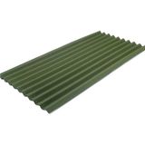 Yeşil Oluklu Onduline Levha 95X200 Cm 3 Mm Malzeme ile Dış Mekan ve İç Mekan Uyumlu