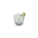 Yeşil Orta Boy Dik Çekmeli Pratik Doğrayıcı 650ml