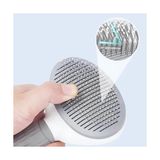 Yeşil Otomatik Temizlenen Tüy Toplama Tarağı – Basmalı Mekanizmalı Kedi Köpek Tarağı – Çelik Iğneli – Cilt Dostu – Ergonomik Saplı – Uzun ve Kısa Tüyler Için - Option-1
