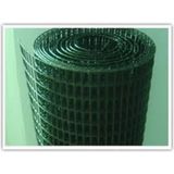 Yeşil Pvc Kaplı 25X25MM Göz Aralıklı 2mm Kalınlıkta Kafes Teli 100CMX3M - Seçenek 1 - Ahşap