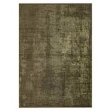 Yeşil Rengi Vintage Bambu Altı Kaymaz Makine Dokuma Halı 100 X 200