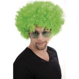 Yeşil Renk Kıvırcık Afro Bonus Peruk - Lisinya - 001-Renkli