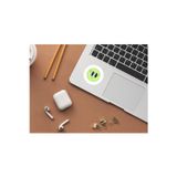 Yeşil Renkli Gülen Yüz Etiketleri Sevimli Suratlar Yuvarlak Mat Sticker 3 Cm (100 Adet)