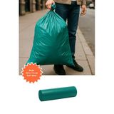 Yeşil Rulo Çöp Poşeti 60X72 Cm 3X8 Adet Ev Mutfak İş Ofis Avantajlı Paket