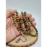 Yeşil Sandal Ağacı 99Luk Tesbih 8Mm (56534)