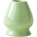 Yeşil Seramik Matcha Çay Fırçası, Bambu Tutucu ve Köpürtücü Seti - Seçenek 1