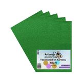 Yeşil Simli Karton 50x70 5 Adet Artlantis Simli Karton Yeşil 5 Adet 50*70