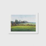 Yeşil Tarla Manzarası Tablo Çerçeveli Poster Duvar Dekorasyonu - 30 x 40 - Çerçevesiz Poster