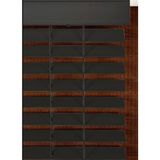 Yeşil TRW Serisi (TRW135) Ahşap Görünümlü Jaluzi Perde Yeşil Rengi 50 mm - 200 x 200 cm