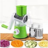 Yeşil Tutma Kollu Çevirmeli Drum Grater Pratik Rulo Rende