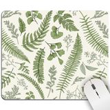 Yeşil Yaprak Mouse Pad, Vintage Okaliptüs Bitki Kare Bilgisayar Sevimli Fare Altlıkları Yıkanabilir Doğa Estetik Botanik Bitki Küçük Mouse Mat Kaymaz Oyun Ofis Kablosuz Fare Masası Aksesuarları