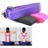 Yeşil Yoga Germe Kemeri Kalça Bantları Spor Esneklik Kemer 2'li 250 cm - Ahşap