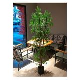 YEŞİLADA Yapay Bambu Ağacı 1.50 Mt Boy Doğal Bamboo Seperatör Çubuk Gövdeli