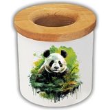 Yeşillik Içinde Panda Baskılı Kalemlik Kalem Kutusu