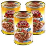 Yeşillik Market Hana Haşlanmış Kuru Bakla 400GR 3 Adet Kabuklu Bakla Ekonomik Paket - 1,2 kg