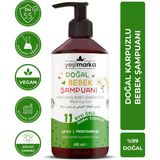 Yeşilmarka Doğal Bebek Şampuanı 400 ml Karpuz Aromalı 11 Bitki Özlü Göz Yakmayan Formül - Renkli
