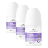 Yeşilmarka Doğal Deodorant- Lavanta -Vegan -Organik İçerikli -Çocuk ve Yetişkin İçin İdeal- Aluminyum- Paraben- Parfüm İçermez (3 paketi)
