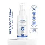 yeşilmarka Hero Doğal Ayak Spreyi - Ayak Koku Giderici Sprey - Ayak Koku Önleyici %100 Doğal Içerik 100 ml