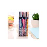YeşilStationery 6'lı Gökkuşağı Galaxy Renkli Jel Kalem Seti