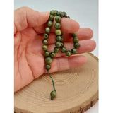 Yeşim Taşı Ela Quality 33lük Özel Tasarım Tesbih 8mm (15009)