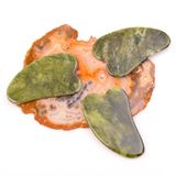 Yeşim Taşı Gua Sha Masaj Aleti (Kalp)