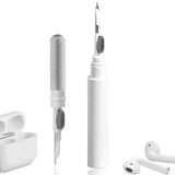 Yesimla Airpods Kulaklık Temizleme Kiti, Airpods Pro 1 2 3 Temizleyici Kit Kalem Şekli Kablosuz Kulaklıklar için Yumuşak Fırçalı Bluetooth Kulaklık Şarj Kutusu Aksesuar Aracı, Bilgisayar, Kamera ve Telefon (Beyaz)