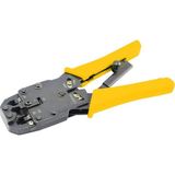 Yeskit YK-2008R RJ11-RJ12-RJ22-RJ45 Sıkma Pensesi - Seçeneksiz - Sarı