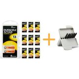 YesMed Duracell Activair 13 Numara Işitme Cihazı Pili (10 Paket x 6 Adet = 60 Adet Pil) + Hediye Işitme Cihazı Filtresi