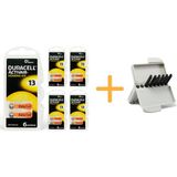 YesMed Duracell Activair 13 Numara Işitme Cihazı Pili (5 Paket x 6 Adet = 30 Adet Pil) + Hediye Işitme Cihazı Filtresi