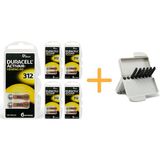 YesMed Duracell Activair 312 Numara Işitme Cihazı Pili (5 Paket x 6 Adet = 30 Adet Pil) + Hediye Işitme Cihazı Filtresi
