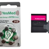 YesMed Extra Power 312 Numara İşitme Cihazı Pili (1 Paket = 6 Adet Pil) + HEDİYE ProWax miniFit Filtre